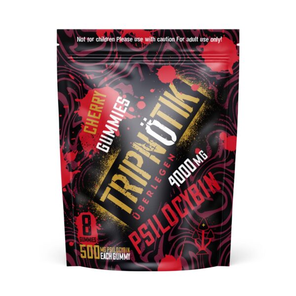 Tripnotik Cherry Mushroom Gummies – 4000mg Tripnotik Cherry Mushroom Gummies – 4000mg