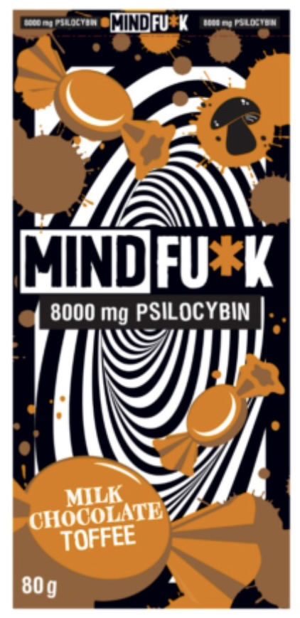 Mind Fuck Milk Chocolate Toffee 8000 mg Mind Fuck Milk Chocolate Toffee 8000 mg