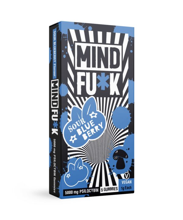 Mindfuck Sour Blueberry Mushroom Gummies – 5000mg Mindfuck Sour Blueberry Mushroom Gummies – 5000mg