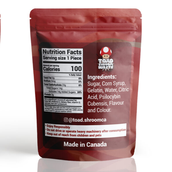 Toad Shroom Bursts Cola 4000mg Toad Shroom Bursts – Cola 4000mg