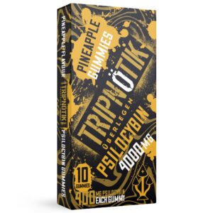 Tripnotik Pineapple Mushroom Gummies – 4000mg