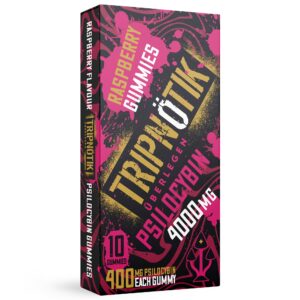 Tripnotik Raspberry Mushroom Gummies – 4000mg