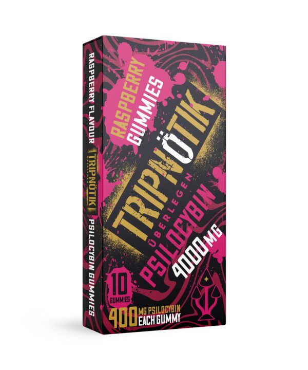 Tripnotik Raspberry Mushroom Gummies – 4000mg Tripnotik Raspberry Mushroom Gummies – 4000mg