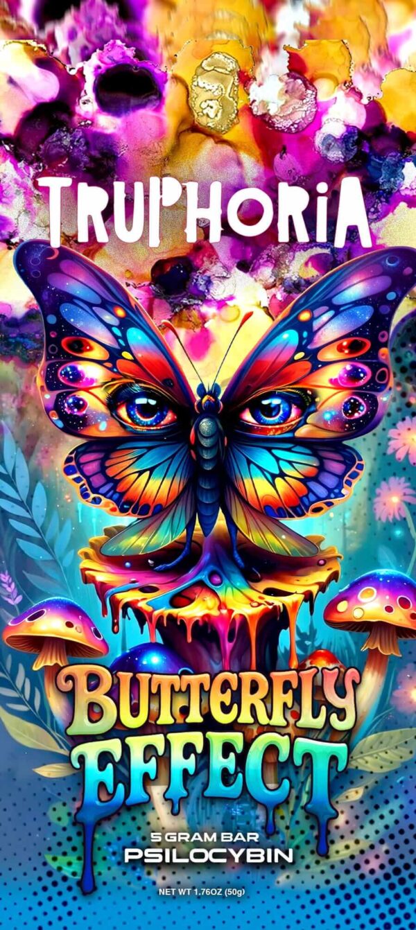 Truphoria Psilocybin Butterfly Effect Chocolate Bar Truphoria Psilocybin Butterfly Effect Chocolate Bar