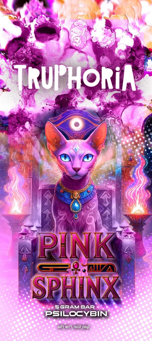 Truphoria Psilocybin Pink Sphinx Chocolate Bar