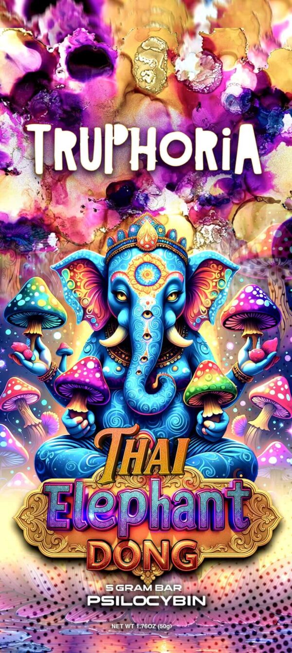 Truphoria Psilocybin Thai Elephant Dong Chocolate Bar