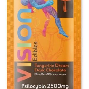 Vision Edibles Tangerine Dream Dark Chocolate – 2500mg